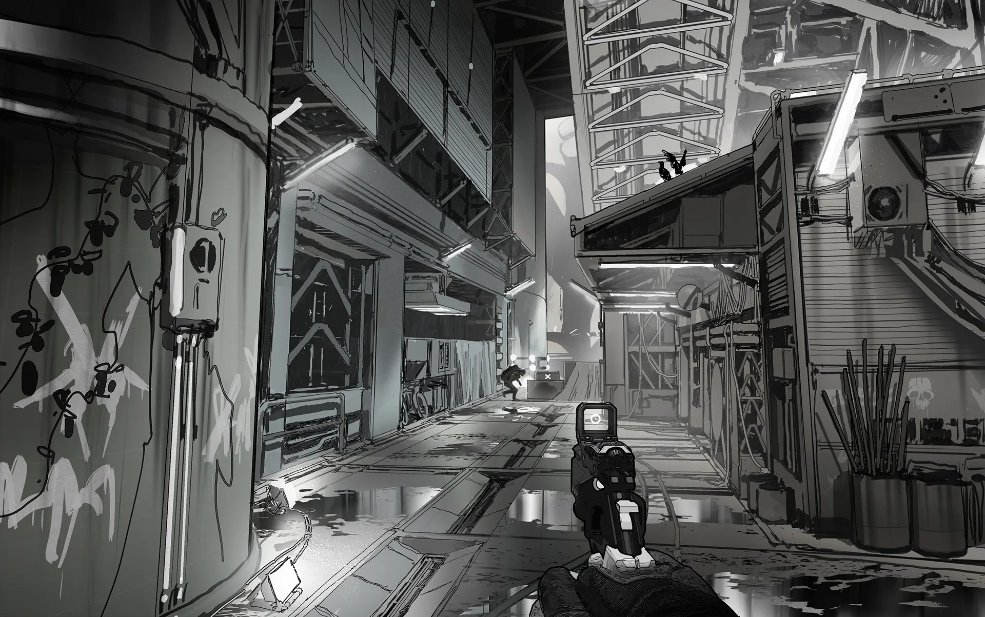 Sector 2 alley