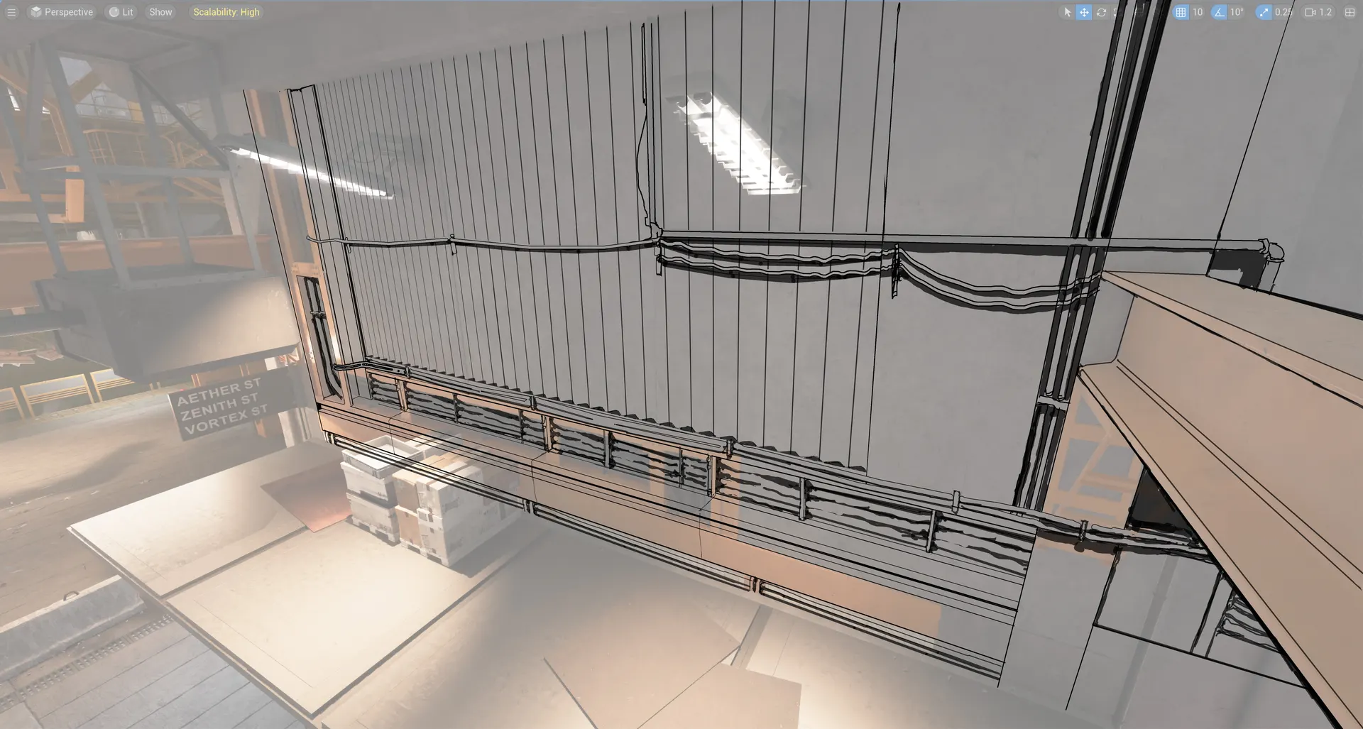 metro wall structure