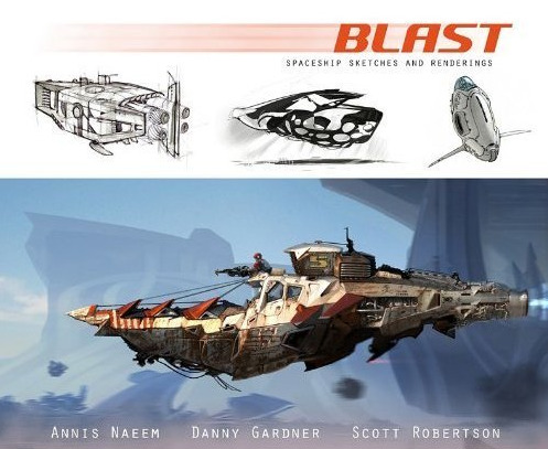 Blast: Spaceship Sketches and Renderings cover