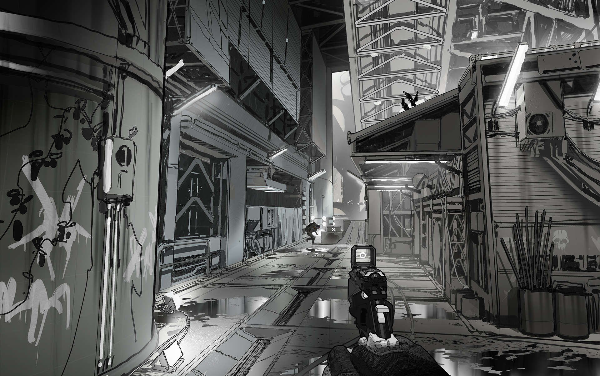 Sector 2 alley