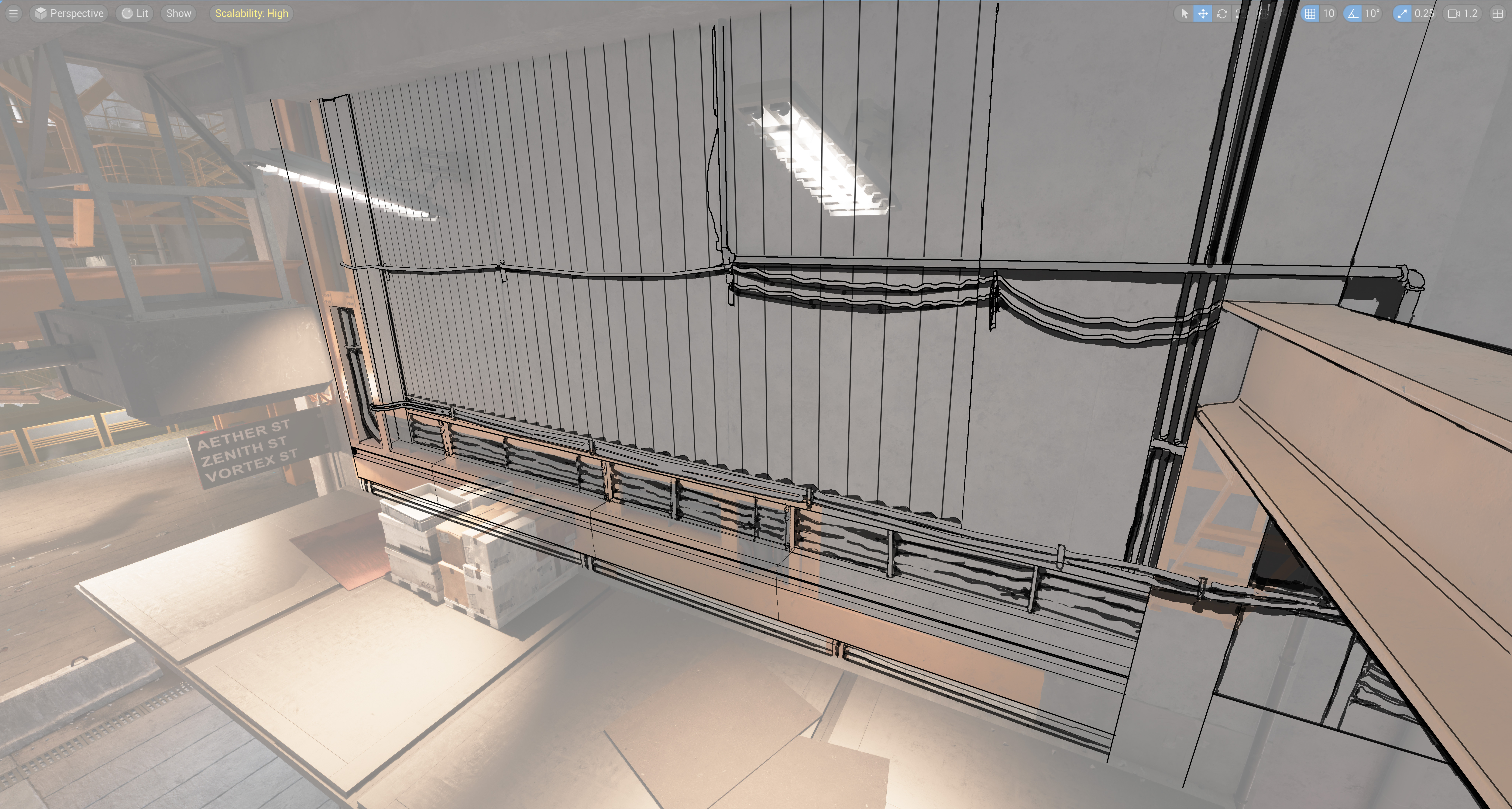 metro wall structure